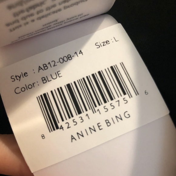 ANINE BING MADELEINE BLAZER - BLUE CHECK - Picture 4 of 7